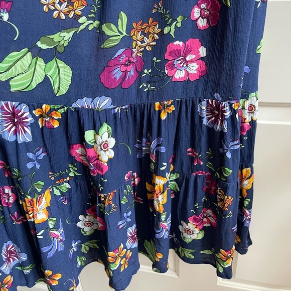 Blue floral maxi dress NWT - Picture 4 of 7